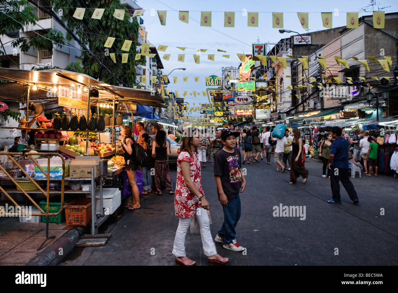 Khao San Road in Bangkok, Thailand Stock Photo - Alamy