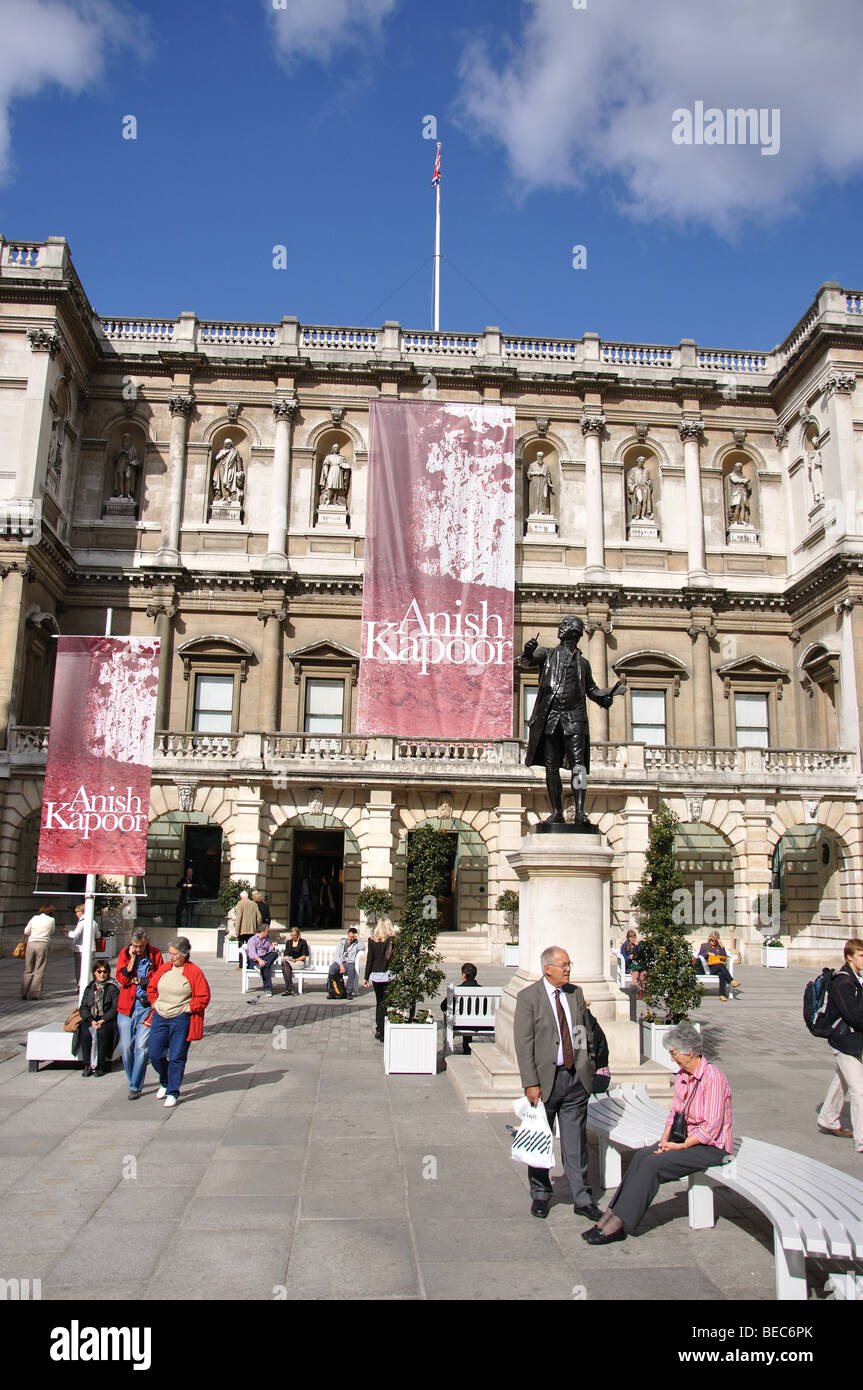 The Royal Academy, Piccadilly, City of Westminster, London, England, United Kingdom Stock Photo