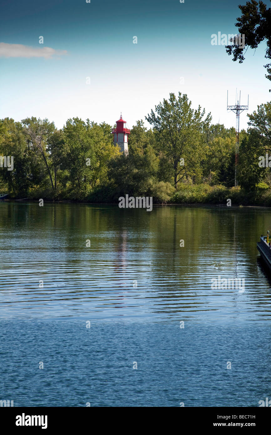 Lighthouse on Henley Island in Toronto,Ontario,Canada,North America