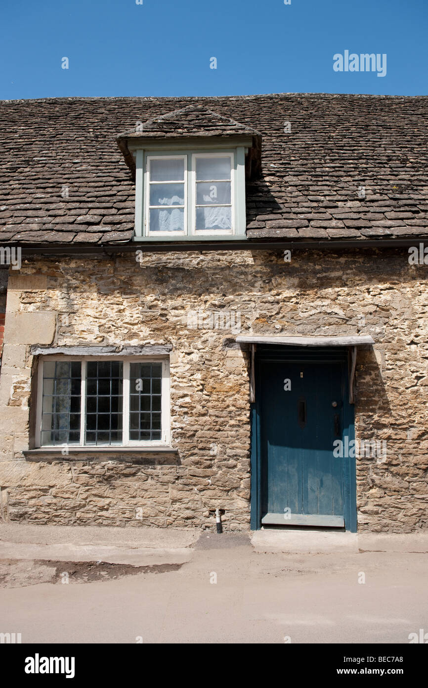 House on the street in Lacock Stock Photo