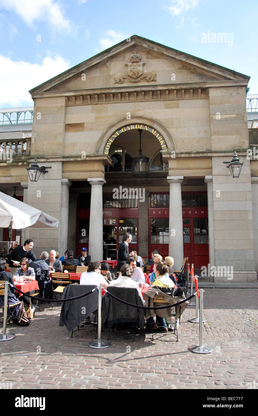 Outdoor restaurant, Covent Garden Piazza, Covent Garden, City of