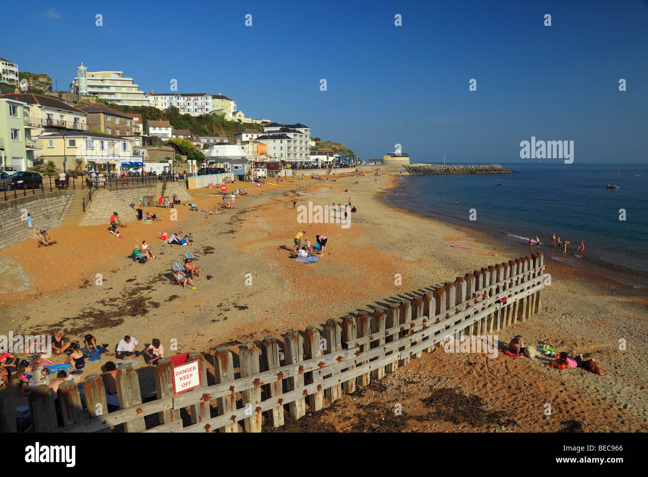 The beach at Ventnor Isle of Wight, England, UK. Stock Photo