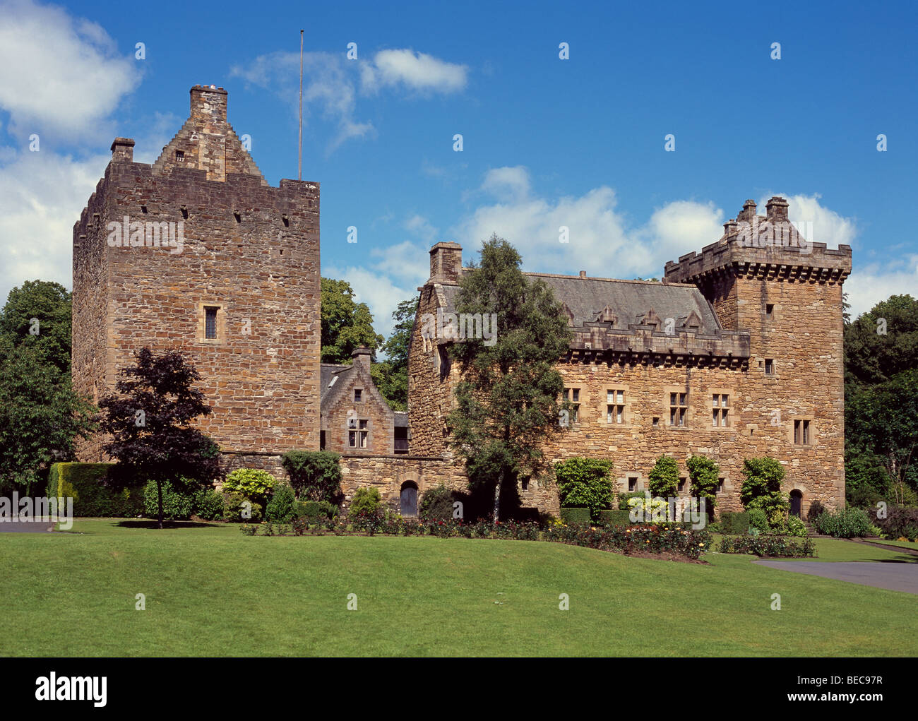 Dean Castle, Dean park, Kilmarnock, Ayrshire, Scotland, UK, Great Stock