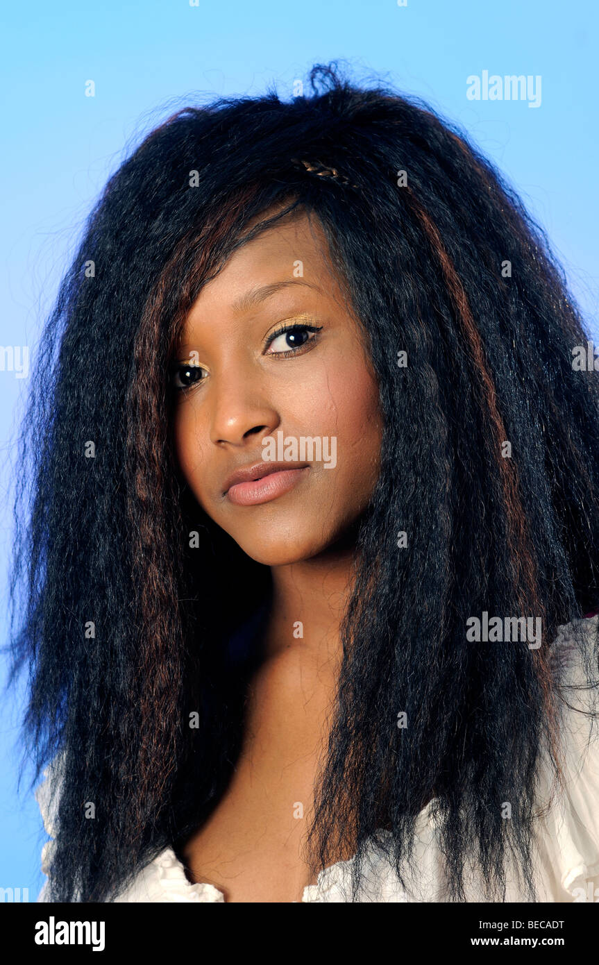 black african girl Stock Photo