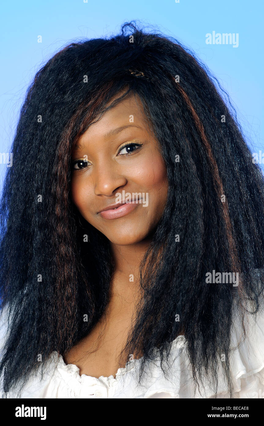 black african girl Stock Photo