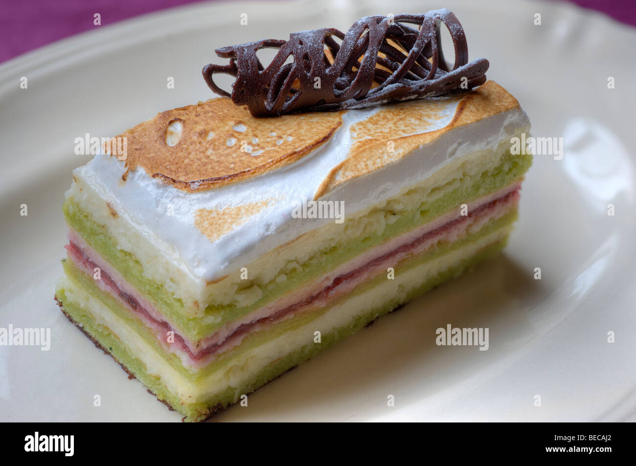 Pearl des Ilescake from a patisserie, Brittany, France Stock Photo Alamy