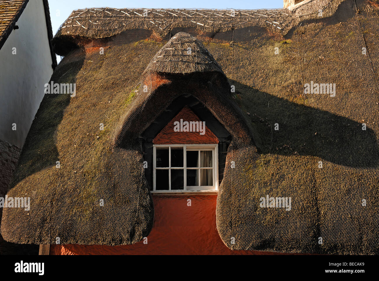 Dormer Window Detail Old Thatched Half Timbered House High