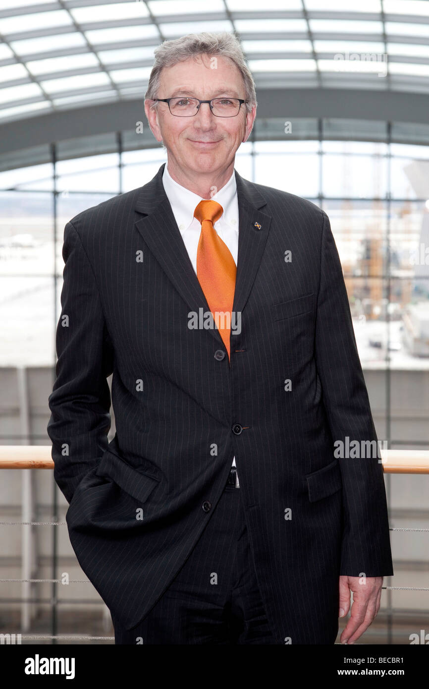 Wolfgang Mayrhuber, chairman and CEO of Deutsche Lufthansa AG, Frankfurt am Main, Hesse, Germany, Europe Stock Photo