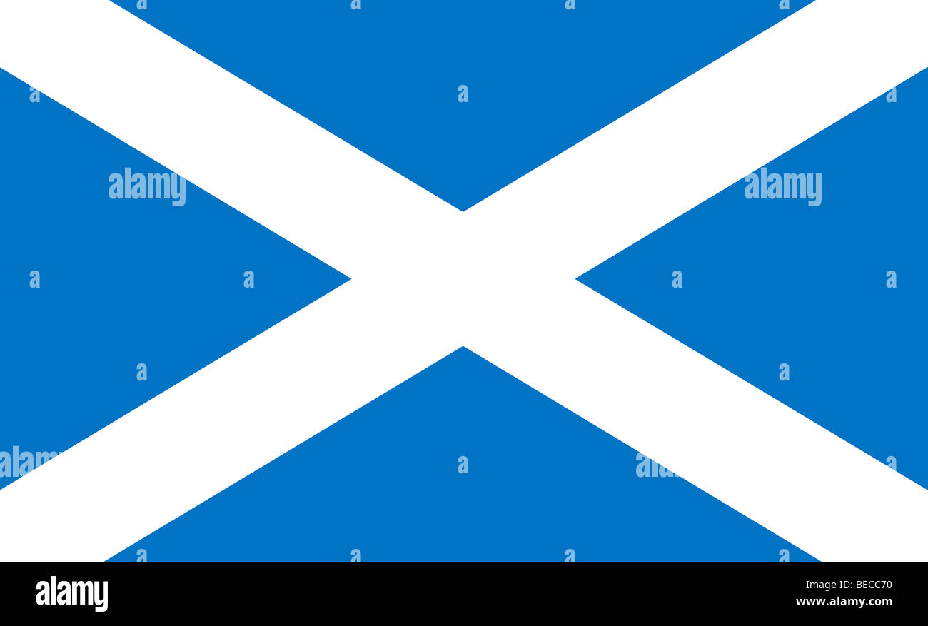 Flag of Scotland Stock Photo