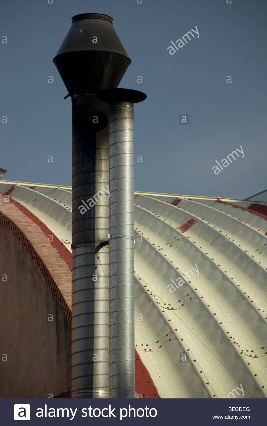 Metal Chimney Stock Photos & Metal Chimney Stock Images Alamy