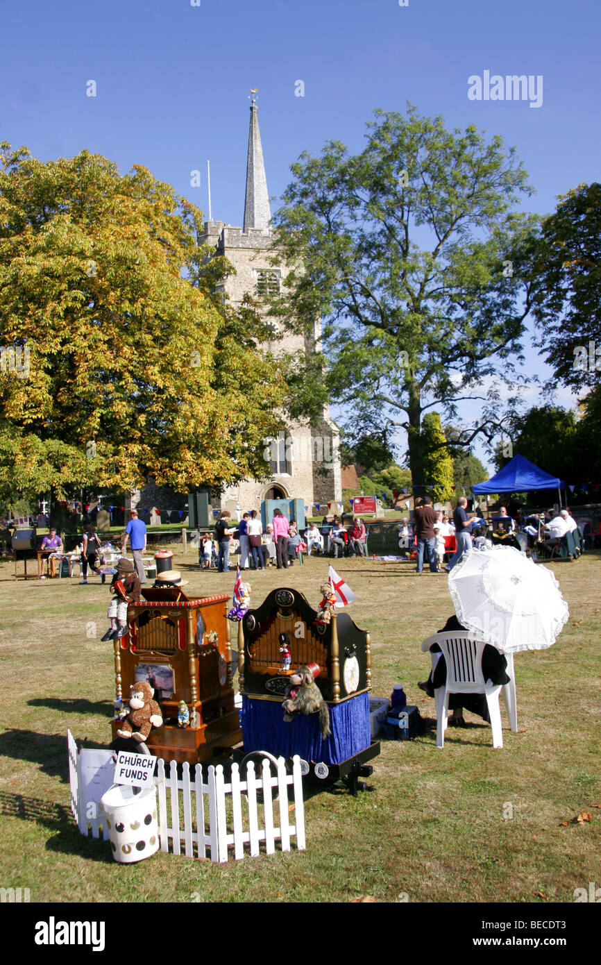 village church fete, Aldenham, Hertfordshire, England Stock Photo Alamy