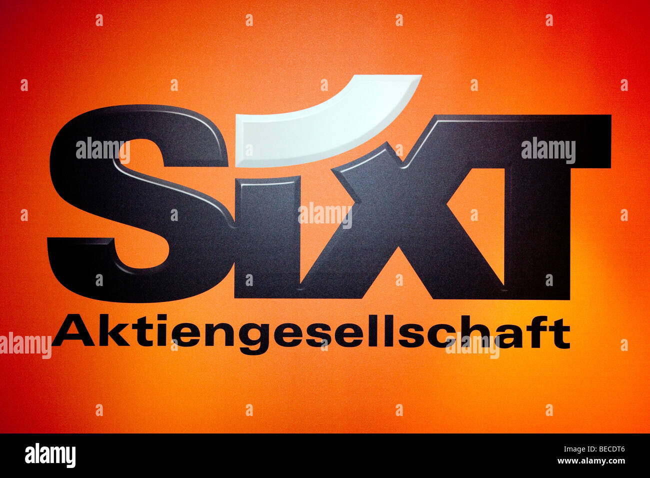 Sixt AG logo Stock Photo
