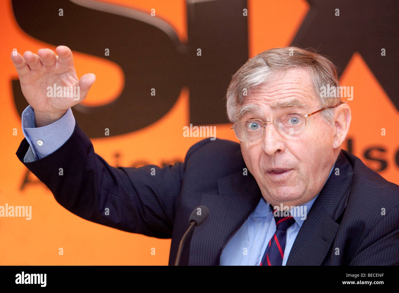 Erich Sixt, chief executive and main shareholder of the Sixt AG, during the press conference on financial statements, 19.03.200 Stock Photo