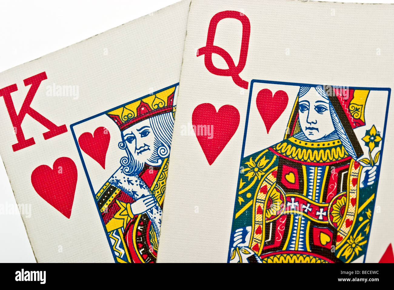 Poker cards queen of hearts hi-res stock photography and images - Alamy