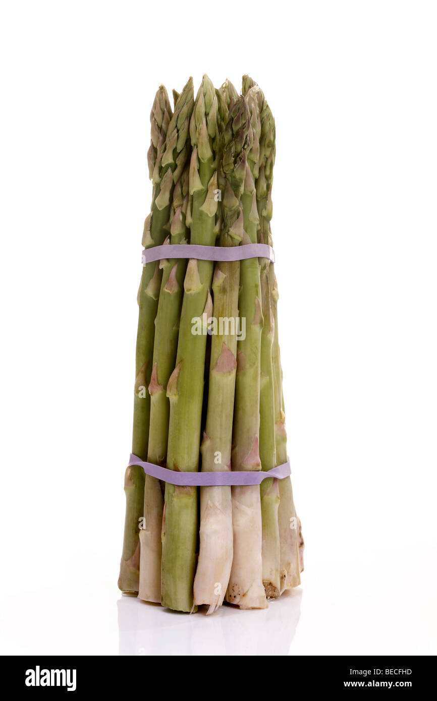 Bunch of green asparagus Stock Photo