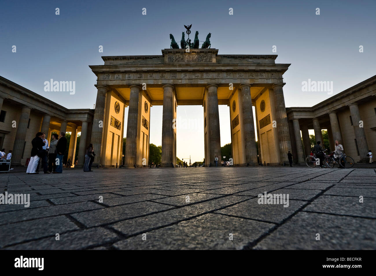 Brandenburg Gate, Berlin, Germany, Europe Stock Photo