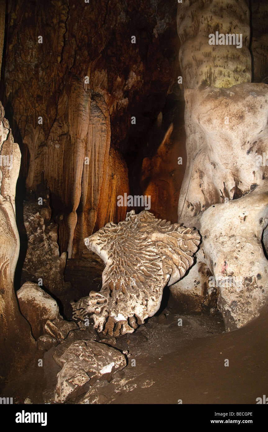 Lawa Cave, Kanchanaburi Province Thailand Stock Photo