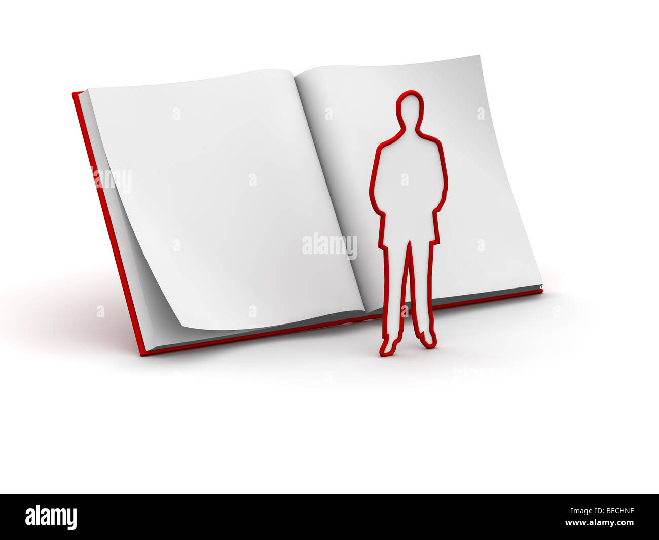 character book or script Stock Photo - Alamy