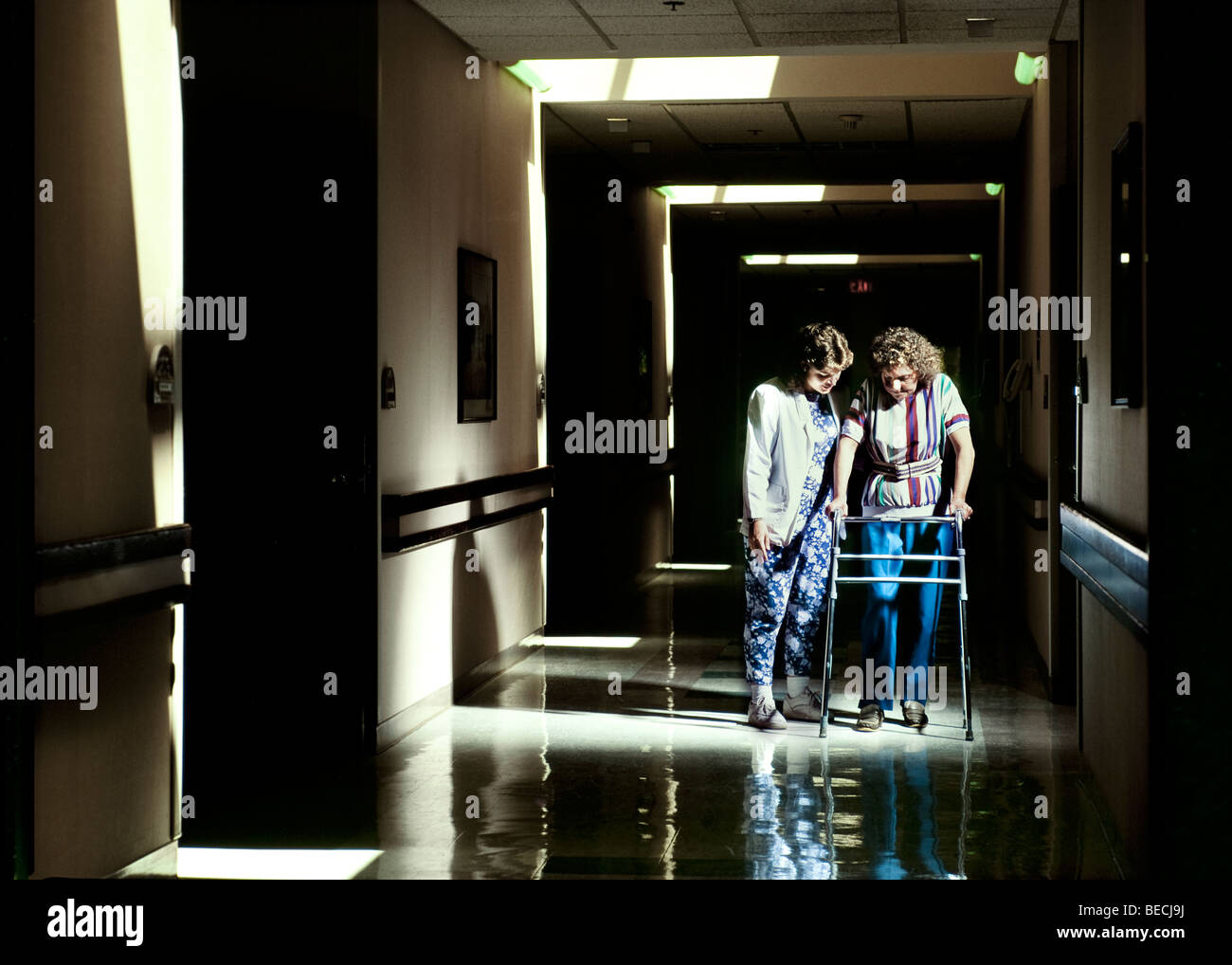 Hospital hallway hi-res stock photography and images - Alamy