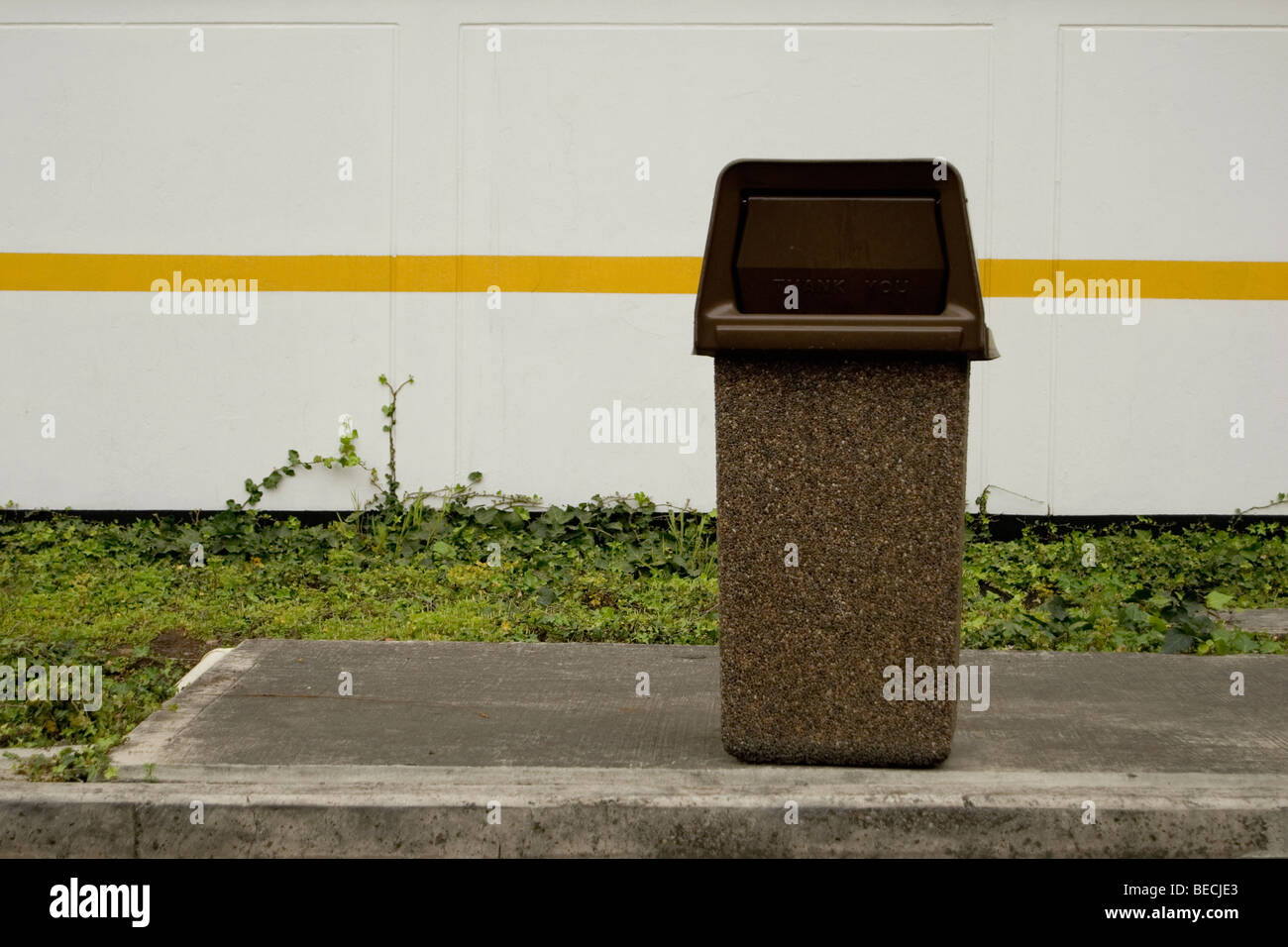 Close-up of a garbage bin Stock Photo