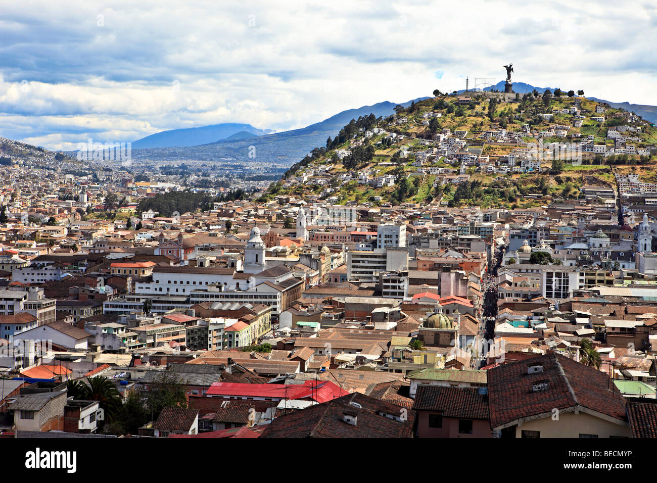 Downtown Quito, Quito, Ecuador Stock Photo Alamy