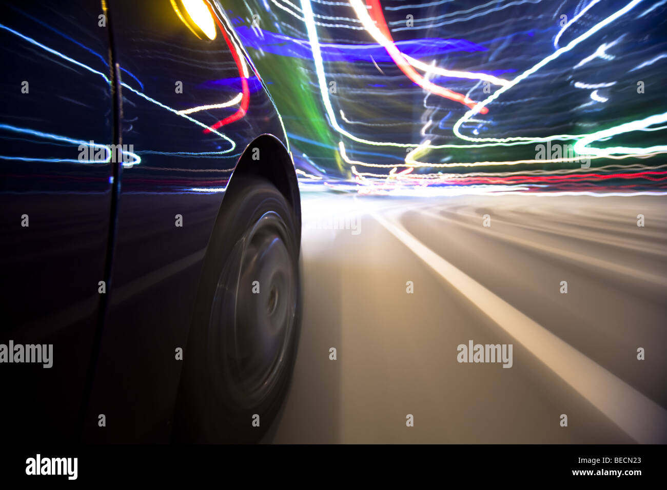 Car point view driving past hi-res stock photography and images - Alamy