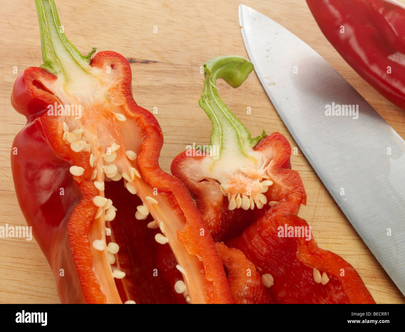 Sweet Romano Peppers Stock Photo Alamy