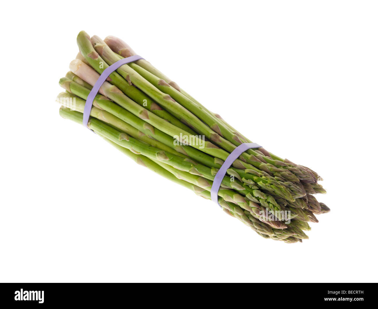 Bunch of Asparagus Spears Stock Photo Alamy