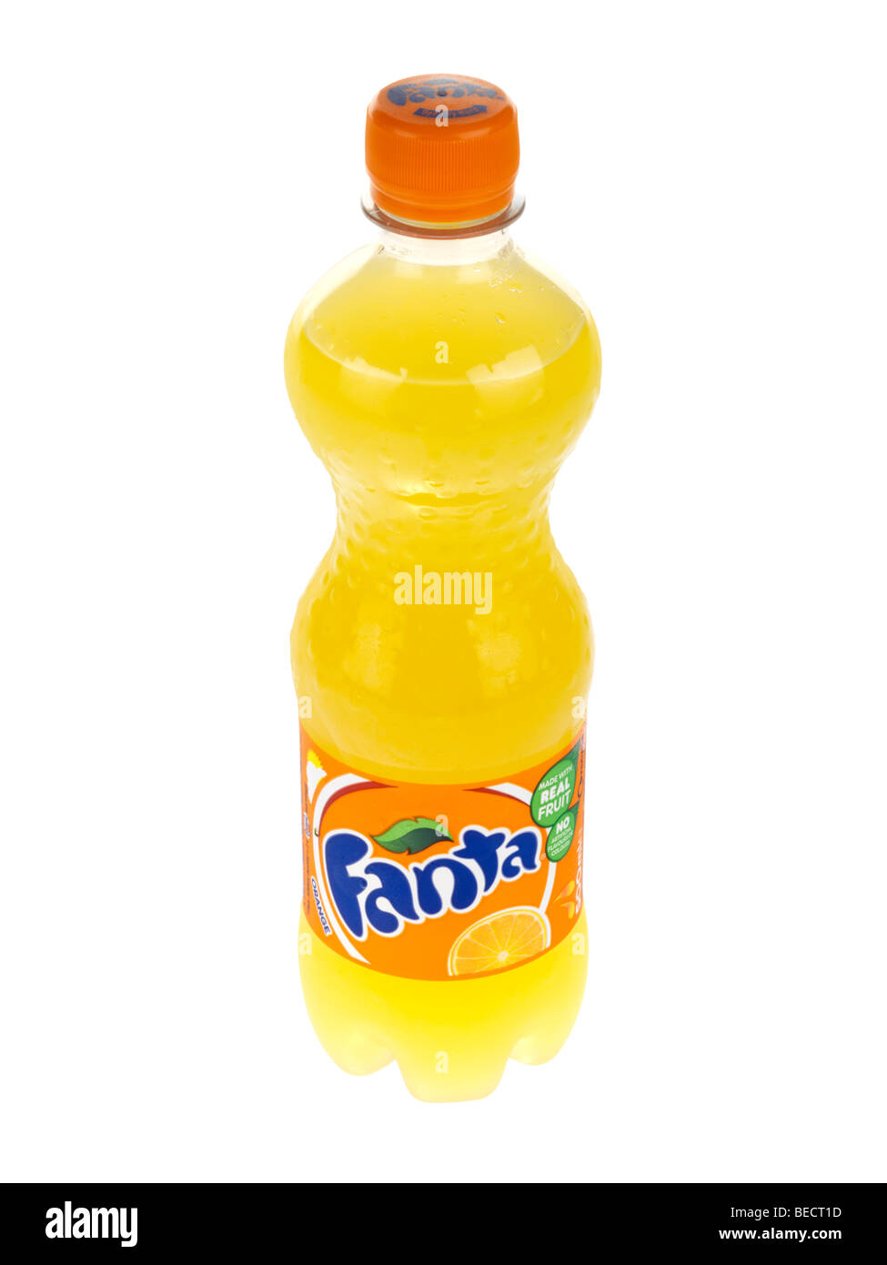 Bottle of fizzy orange drink hires stock photography and images Alamy