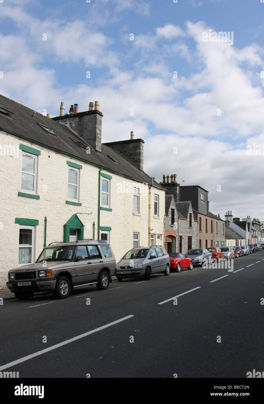 street scene Newton Stewart, Dumfries and Galloway, Scotland September 2009 Stock Photo Alamy
