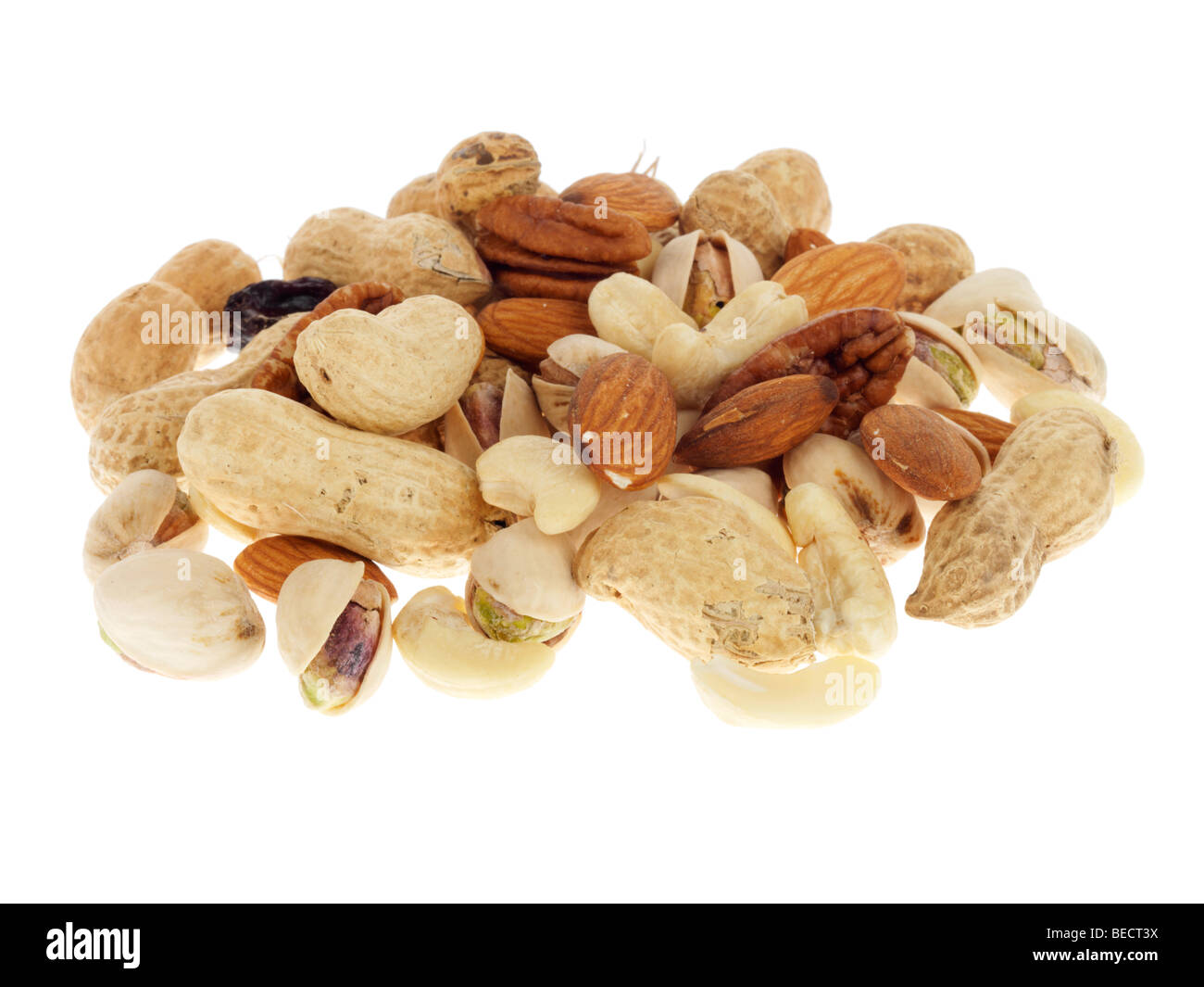 Mixed Nuts Stock Photo