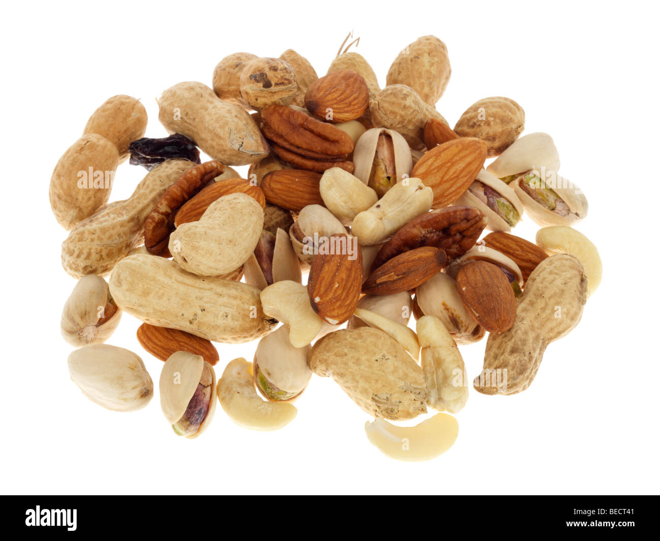 Mixed Nuts Stock Photo