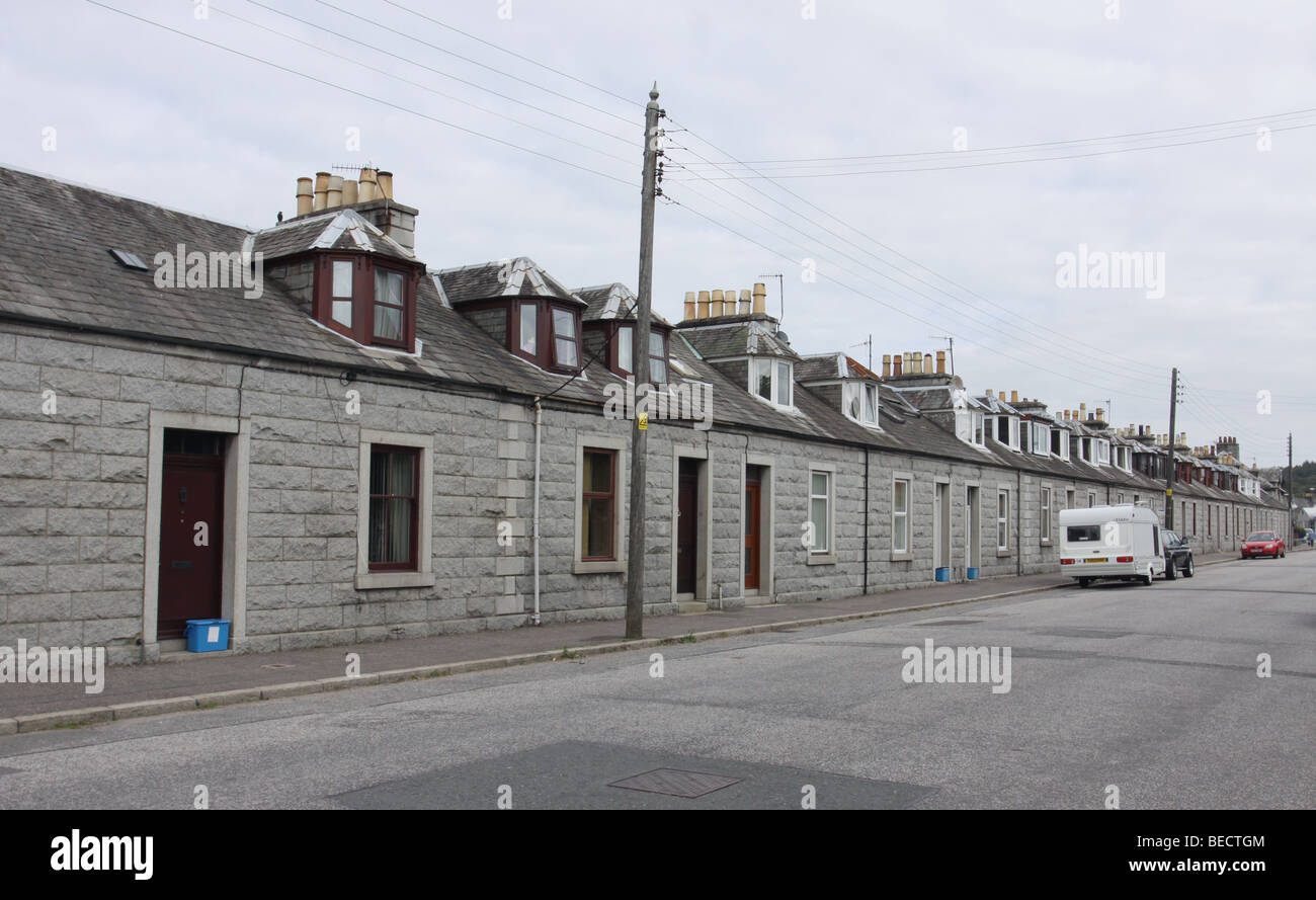 terraced residential houses, Dalbeattie, Dumfries and Galloway