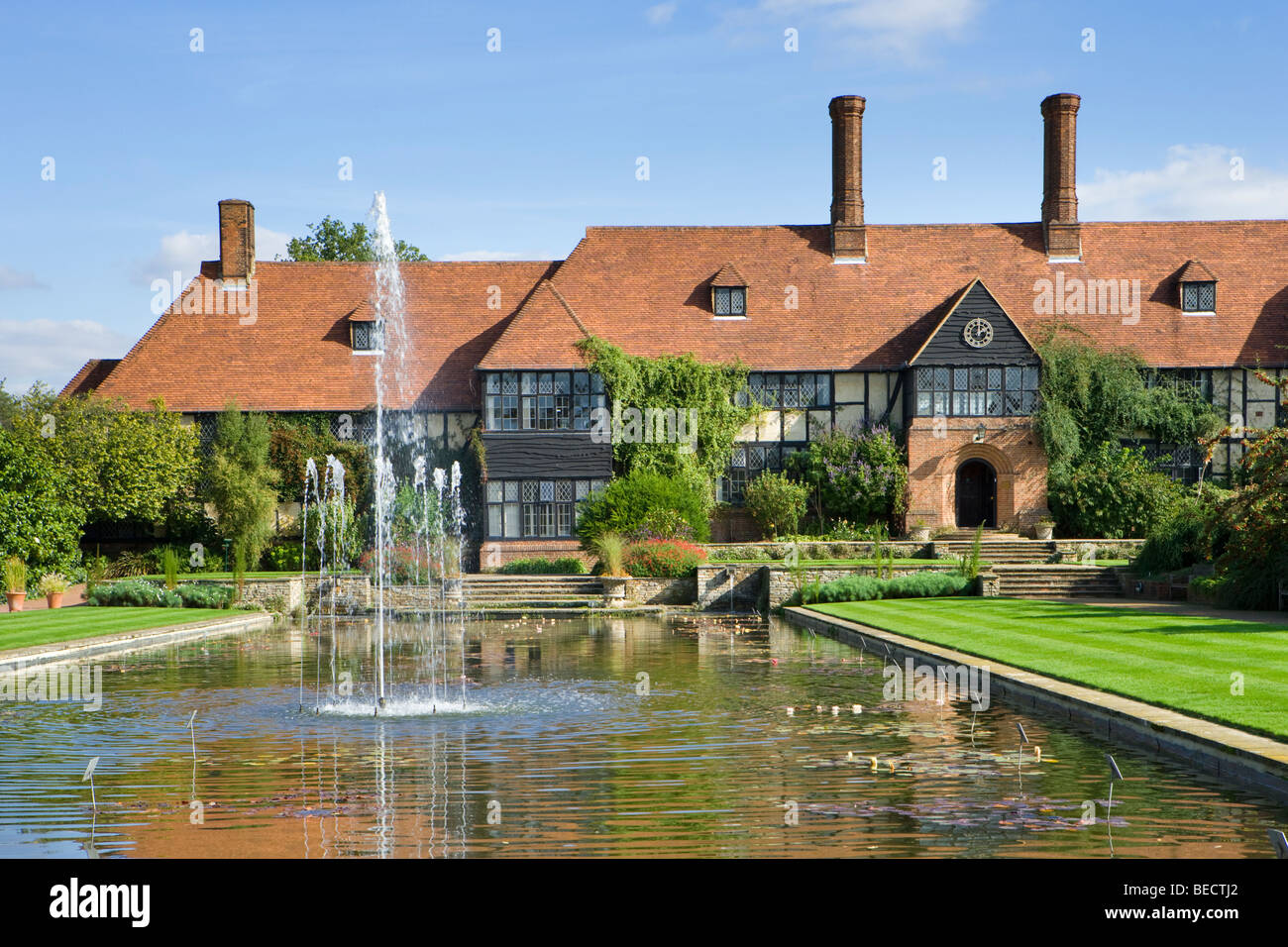 Wisley RHS Garden. Laboratory and Canal. Surrey, UK Stock Photo