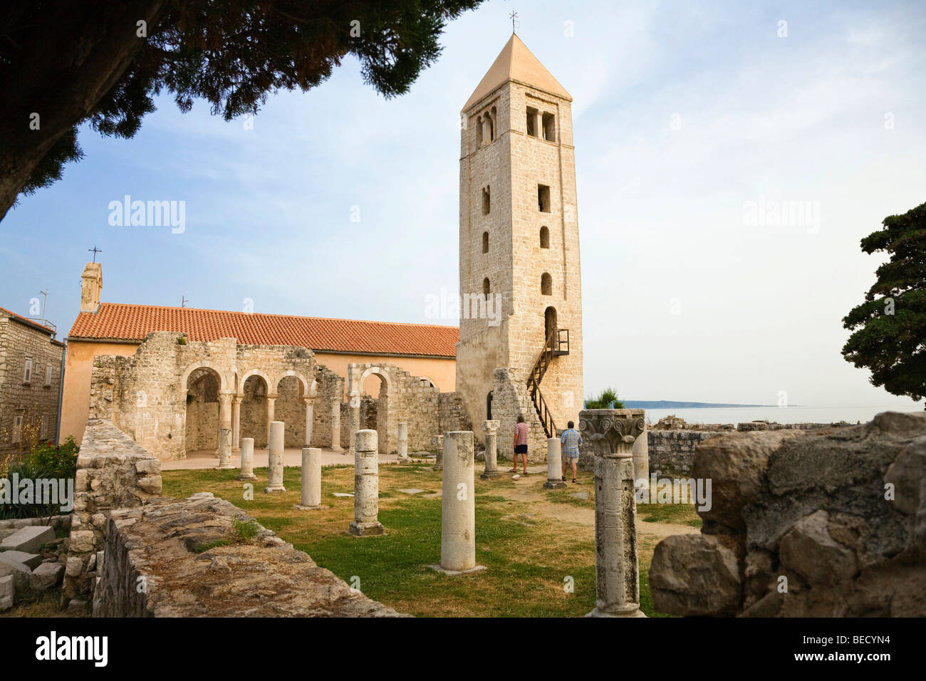 St. John the Evangelist Church, Rab, Rab Island, Istria, Croatia, Europe Stock Photo