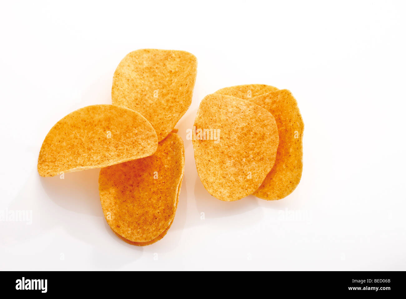 Paprika flavoured potato chips Stock Photo Alamy