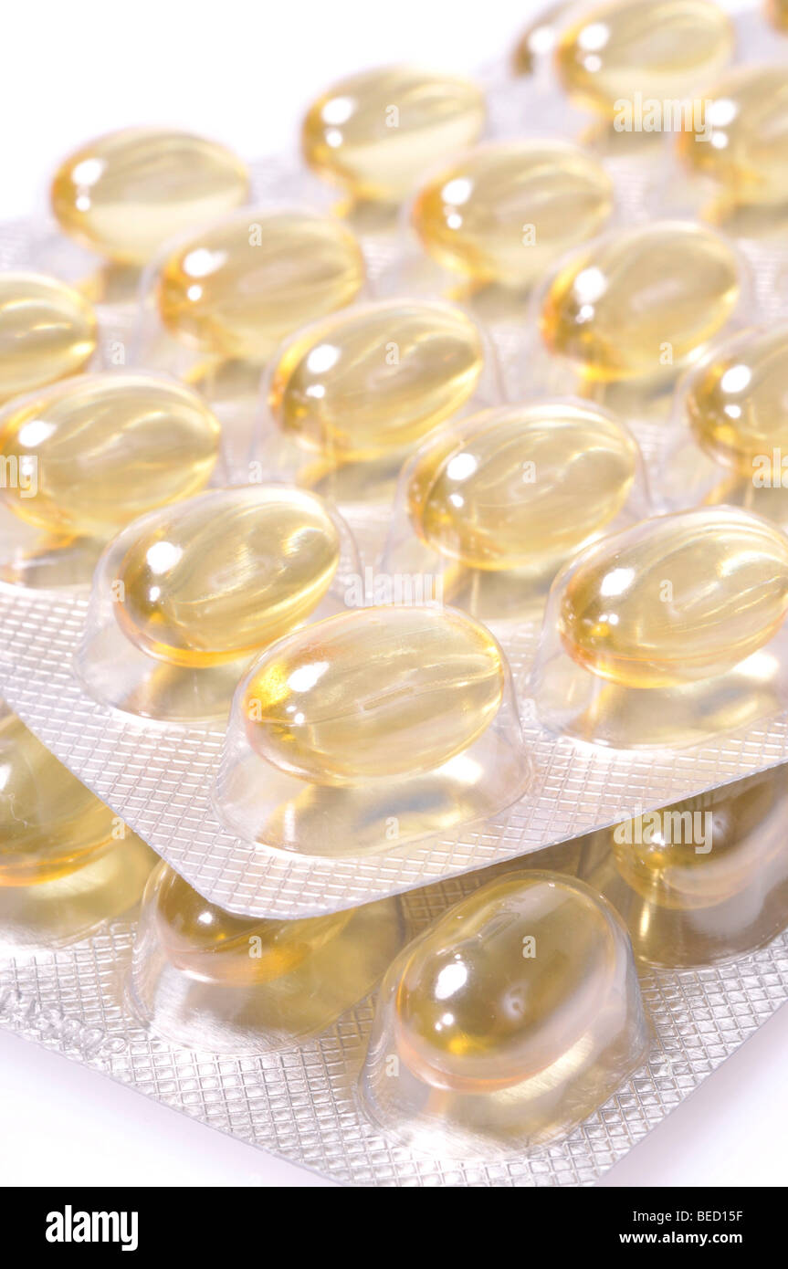 Medicine capsules Stock Photo