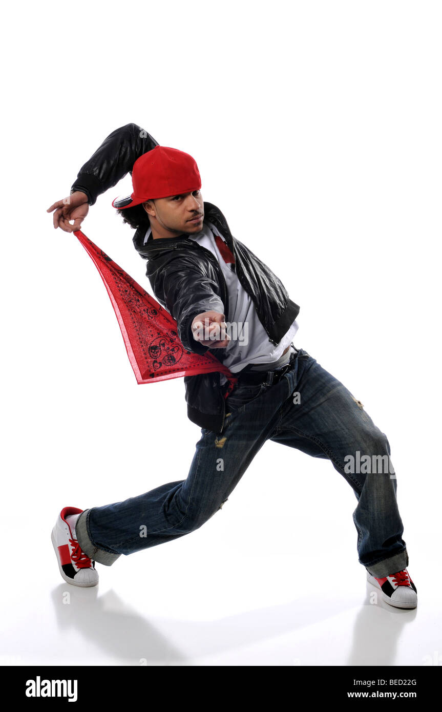 Man in white hoodie dancing, Hip-hop dance Street dance Hip hop