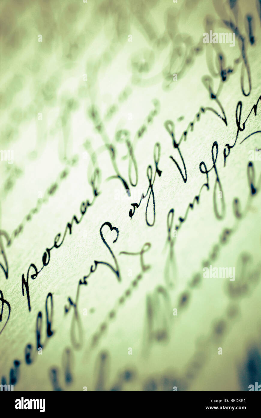 Handwritten Paper Hi Res Stock Photography And Images Alamy