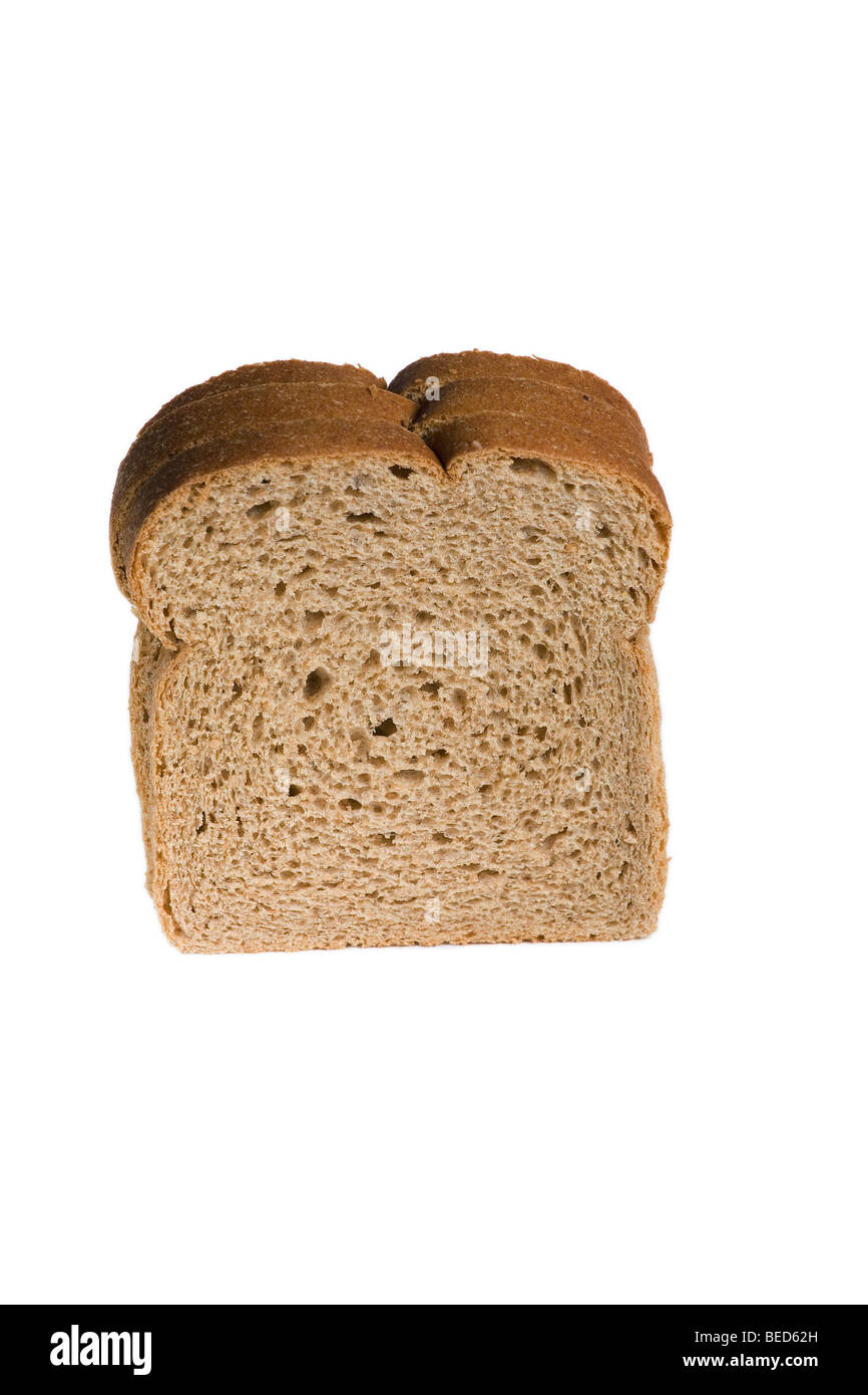 Wheat bread isolated on white background Stock Photo - Alamy