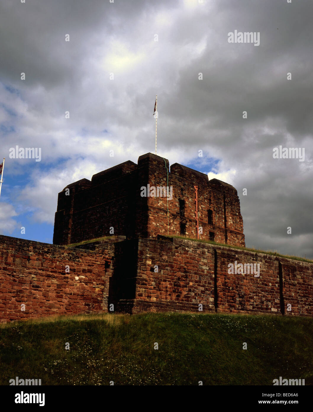 Carlisle Castle Carlisle Cumbria England Stock Photo