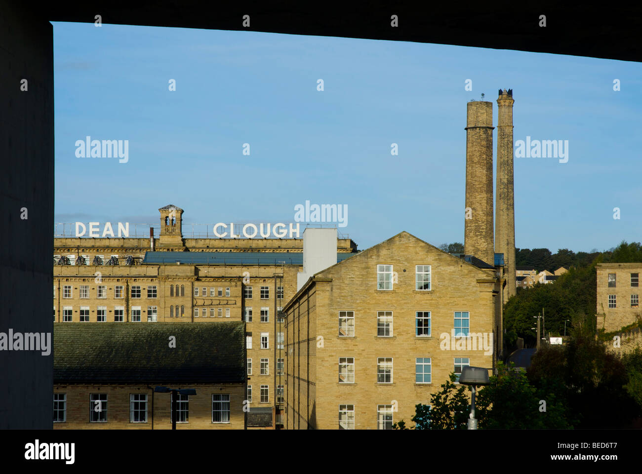 Dean Clough Mill, Halifax, West Yorkshire, England UK Stock Photo Alamy