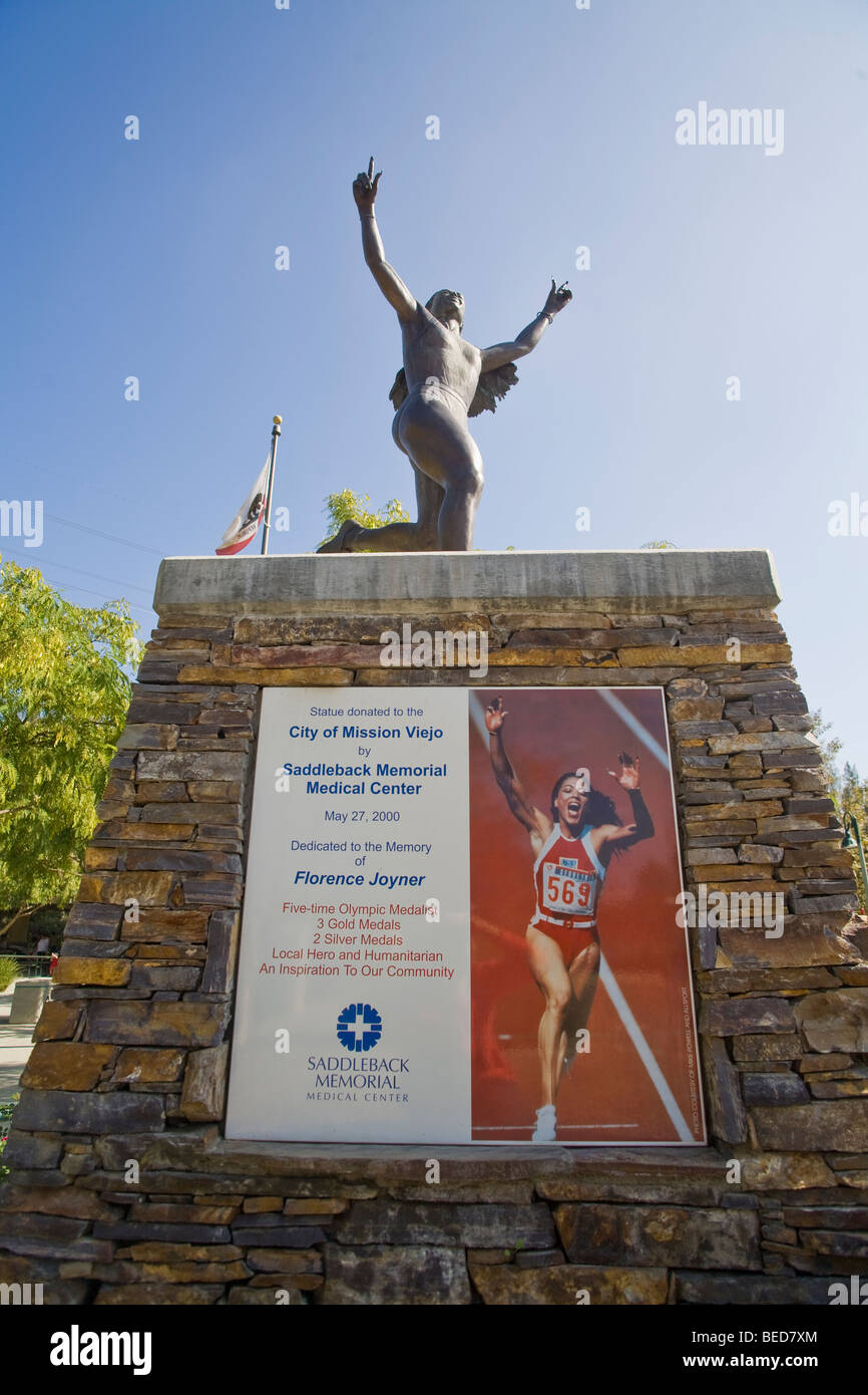 Florence Joyner Olympiad Park in Mission Viejo California Stock Photo