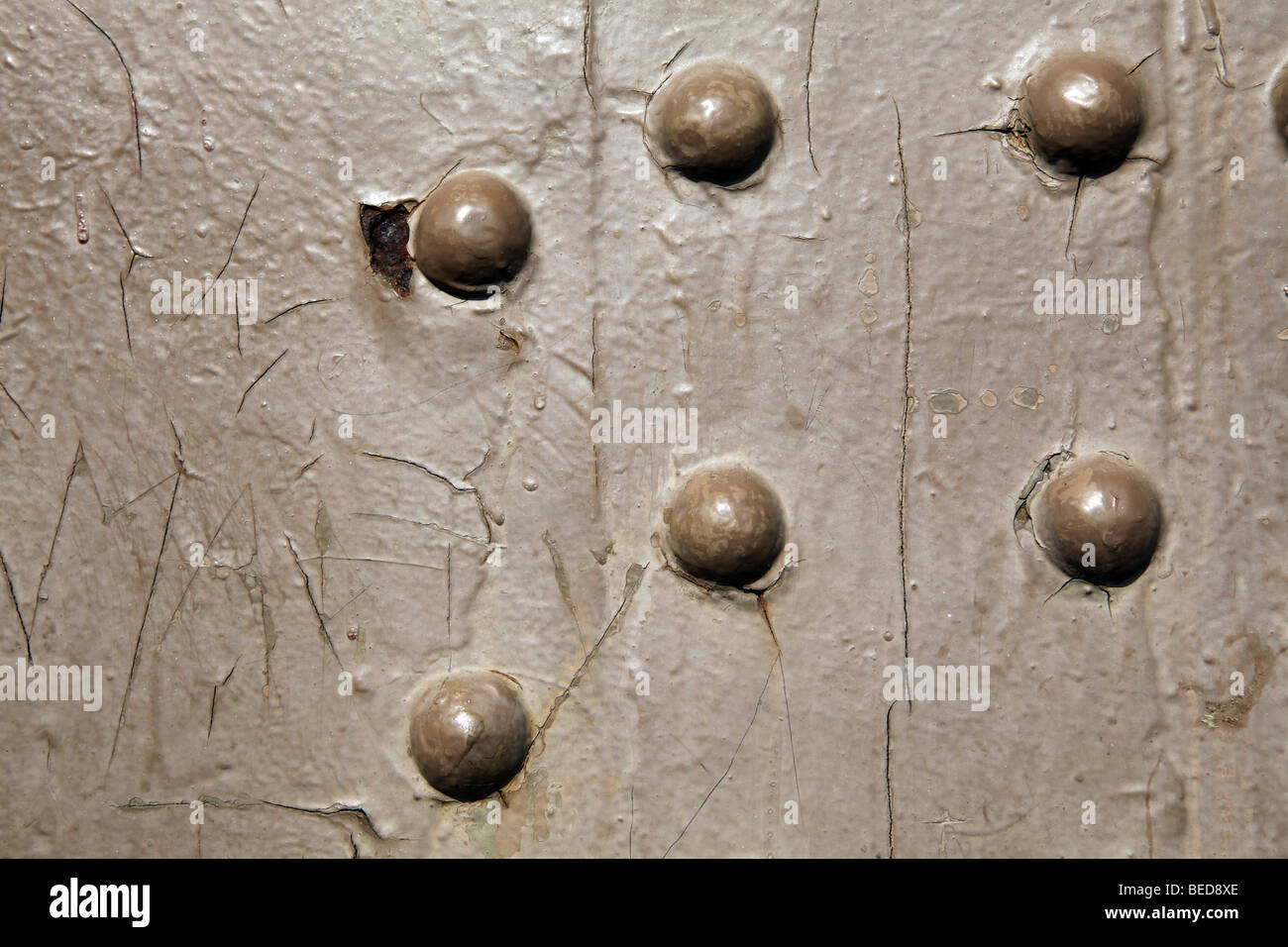 Close-up view of the rivets of the Eiffel tower - Paris - France Stock  Photo - Alamy