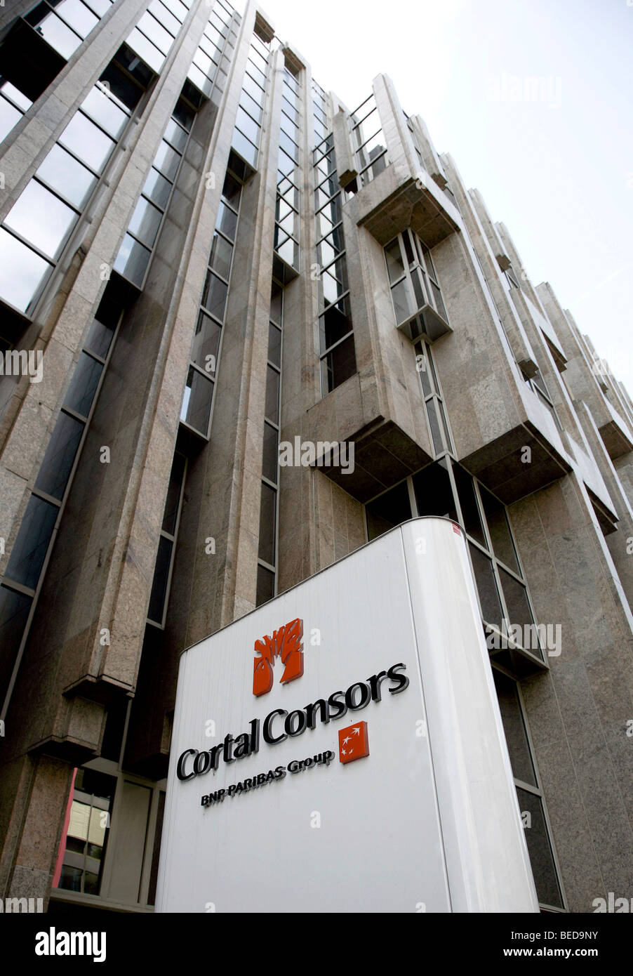 Cortal Consors direct bank, part of the BNP Paribas Group bank, Luxembourg, Europe Stock Photo