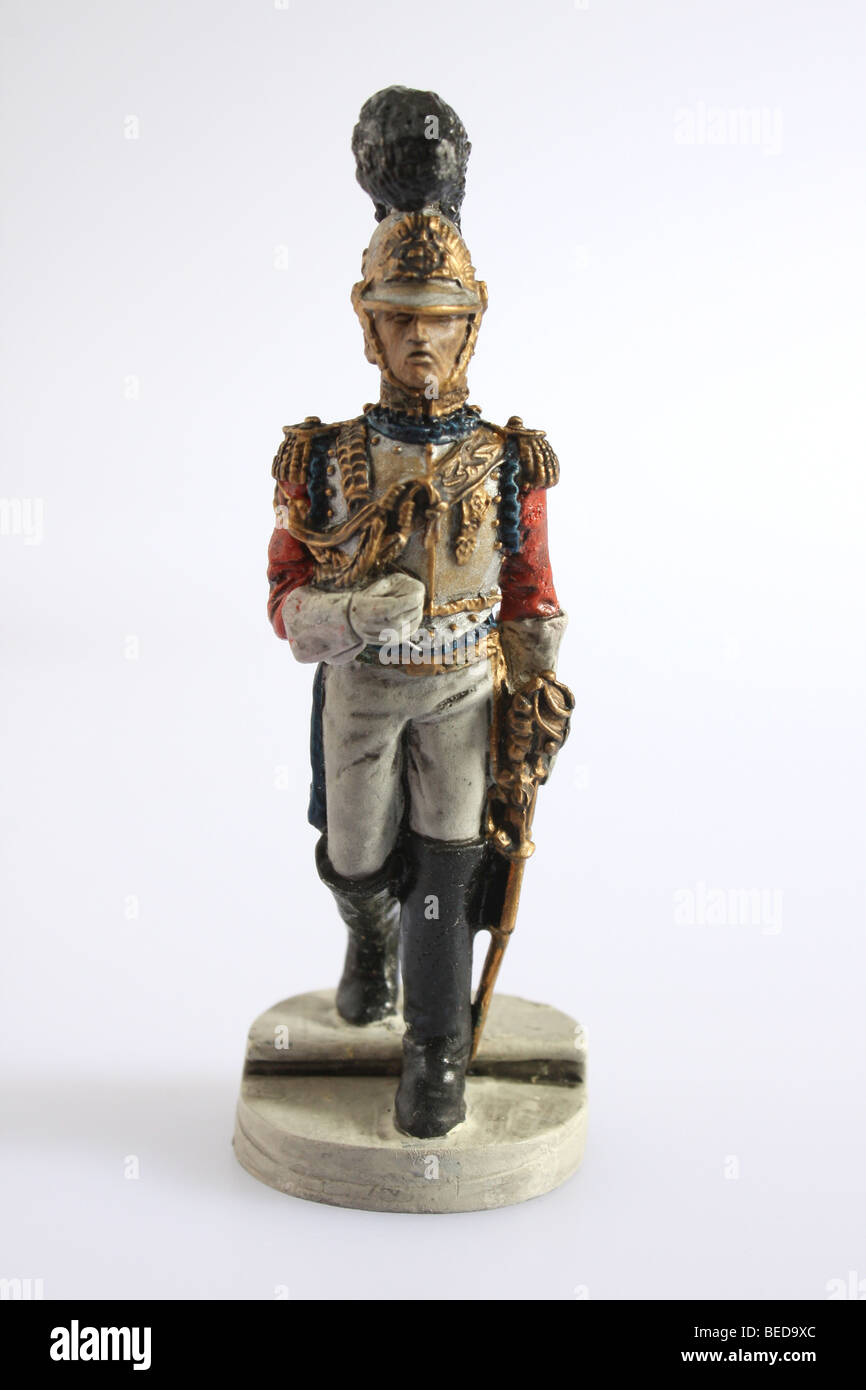 An Officer of the life Guards 1872. A collectible Franklin Mint soldier Stock Photo