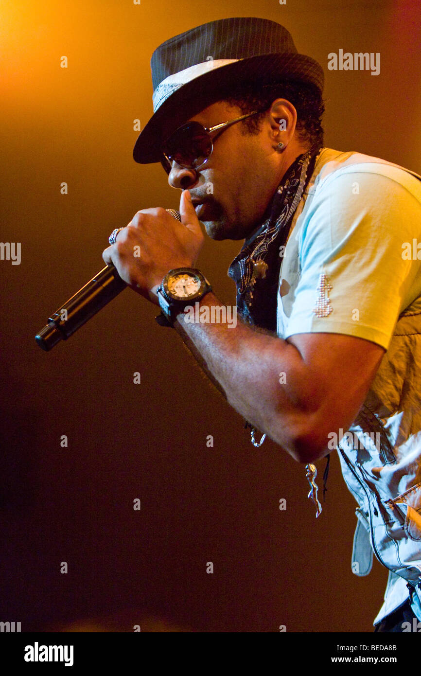 Jamaican reggae-pop musician Shaggy live at the Blue Balls Festival in the Lucerne hall of the KKL Lucerne, Lucerne, Switzerland Stock Photo