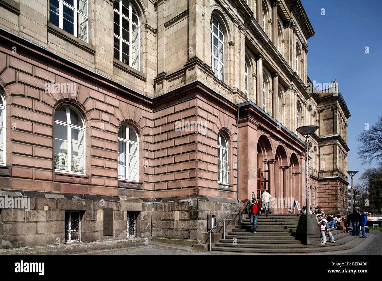 Main building of the Rhenisch-Westphalian Technical University, Rheinisch-Westfaelischen Technischen Hochschule, RWTH, Aachen,  Stock Photo