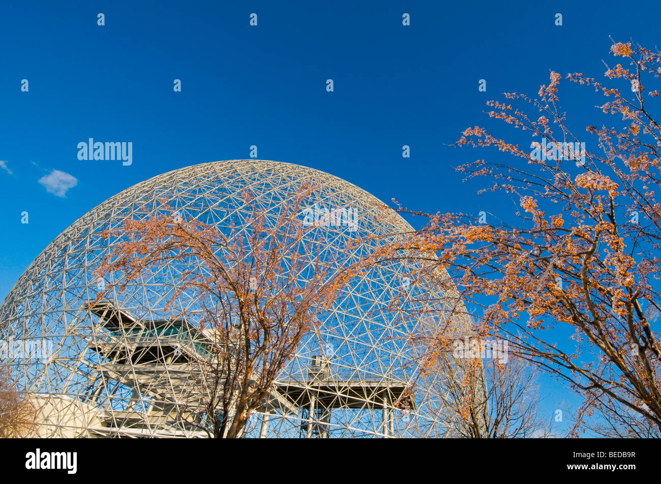 Biosphere Ile Sainte Helene Park Jean Drapeau Montreal Canada Stock