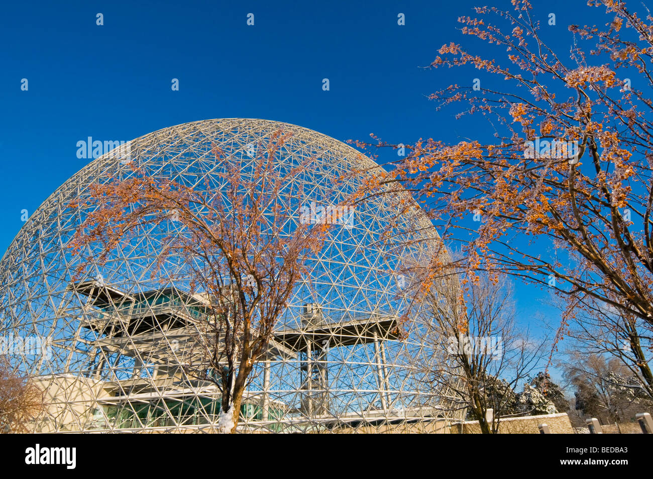 Biosphere Ile Sainte Helene Park Jean Drapeau Montreal Canada Stock